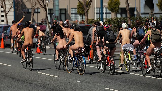 7th Annual World Naked Bike Ride - San Francisco 2016 - So. 