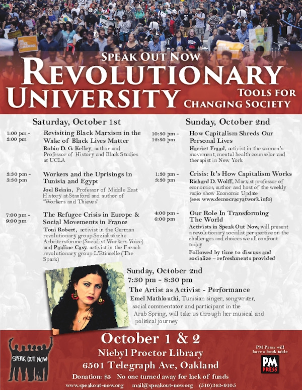 Revolutionary University @ Niebyl Proctor Library | Oakland | California | United States