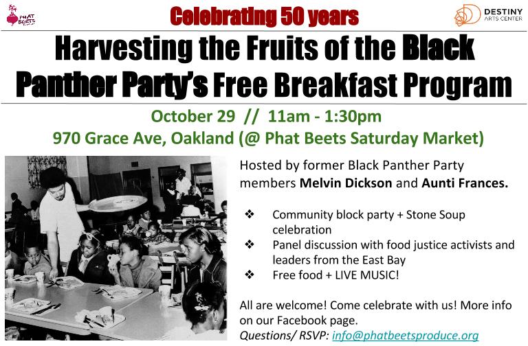 Harvesting the Fruits of the Black Panther Party's Free