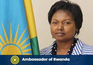 H.E. Ambassador Mathilde Mukantabana, Republic of Rwanda to the United States of America. Local, State, National and International participants are home for the holidays and will join to prepare for a