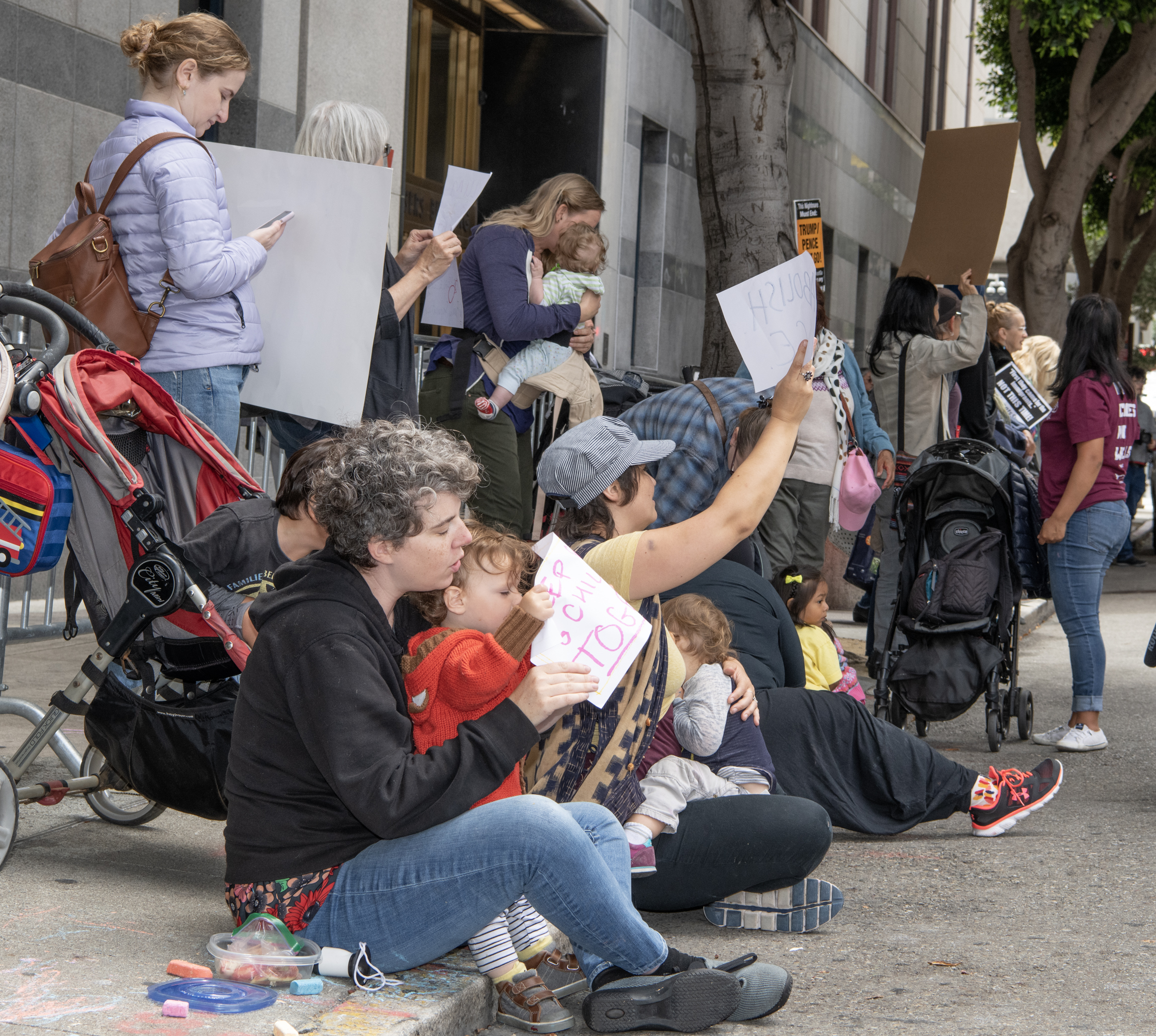 Protesting Babies Toddlers and Babies Join ICE Protest : Indybay