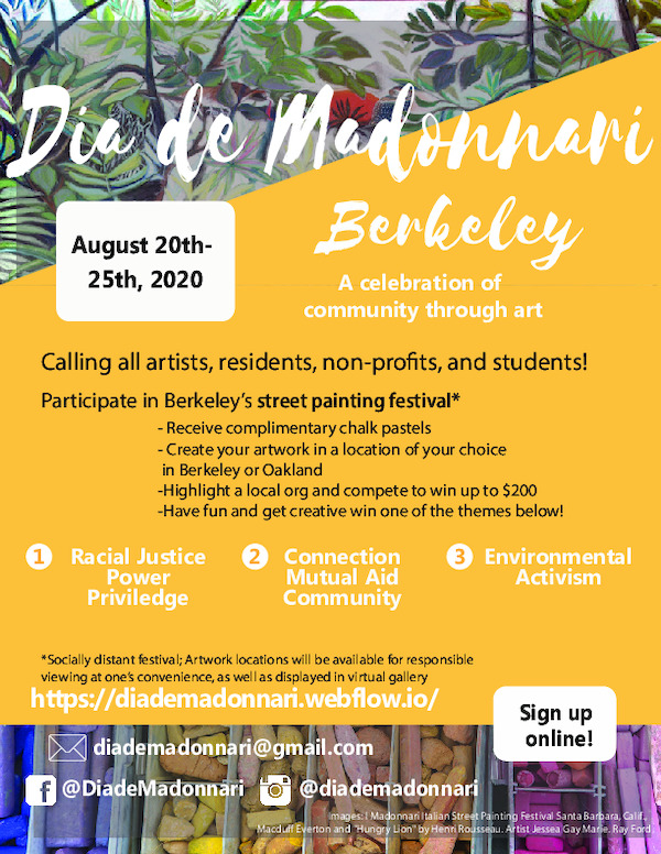 Dia De Madonnari: Berkeley Street Painting Festival