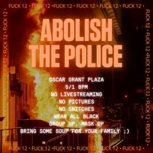 Abolish The Police Rally @ Oscar Grant Plaza