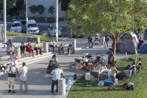Protest for Better Treatment of the Homeless Held at Fresno City Hall ...