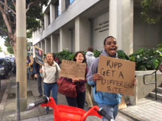 taking placed by SFUSD management about the use of bond money and the multi-million dollars of coming from Salesforce and other major corporations into the school district. Rex Ridgeway on the SFUSD B