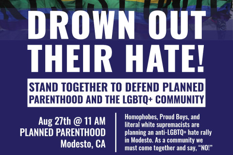 Saturday 8/27: Drown Out Their Hate! Counter-Protest "Straight Pride"