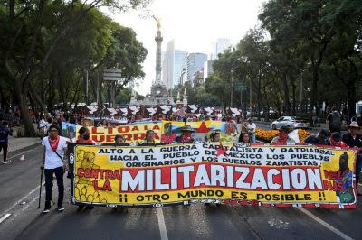 A pesar de violencia y militarización, comunidades se movilizaron en el Día de la Resistencia Indígena...