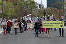 Protest at IRS offices and blocking of Golden Gate bridge and major Bay Area highways as part of a world wide protest against the genocid...
