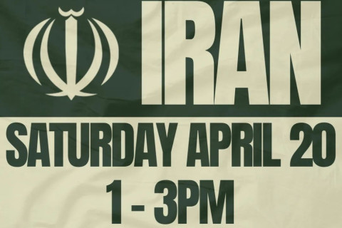 Saturday 4/20: Hands Off Iran: San Jose Emergency Action