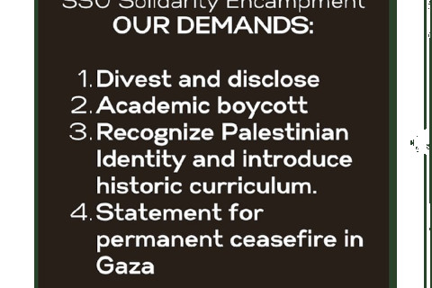 Sonoma State University Launches Gaza Solidarity Encampment