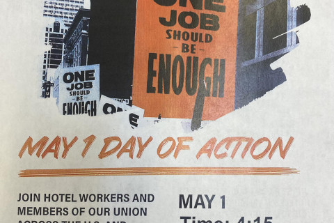 Wednesday 5/1: Unite Here! May 1 Day of Action