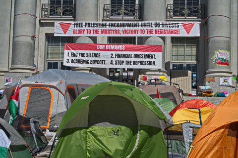UC Berkeley Palestine Support Encampment - April 28