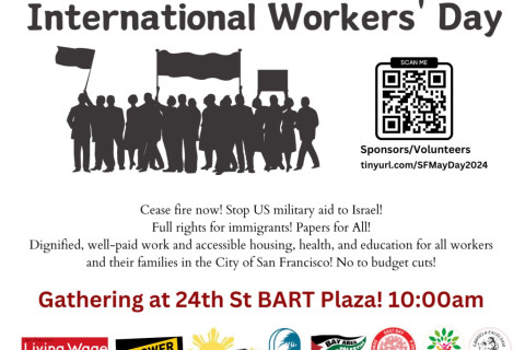 Wednesday 5/1: San Francisco Jobs with Justice May Day March