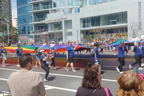 Giant Pride flag