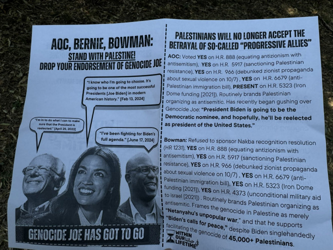 Bowman's Zionist voting record