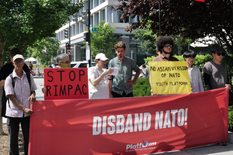 In a city snarled with traffic and security barriers related to hosting the 75th anniversary of NATO and attendant summit, President Bide...