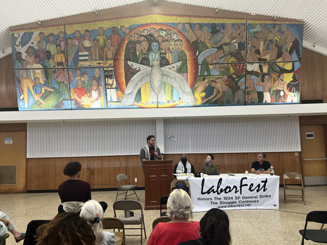 Labor Meeting On Palestine at ILWU Local 6