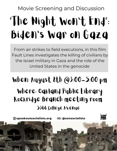 Flyer for the event 
