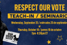 Online teach-in
traducción al español (ASL will be available only for Oct 10 teach-in)