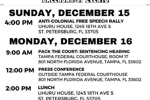 Hands Off Uhuru flyer 