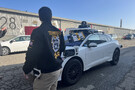 Teamster Stop Waymo Google Robo-Taxis In Front Of Picket Line