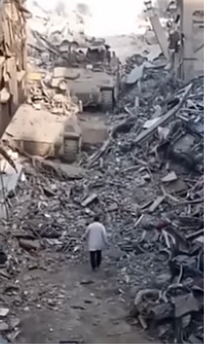 "Como las raíces de los olivos de Palestina, más antiguos que toda la existencia de Israel, el Dr. Hussam representa firmeza”