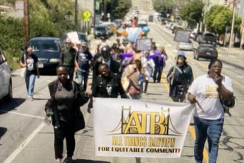 All Things Bayview march in Bay View Hunters Point last year (2024)