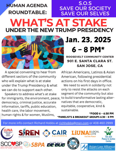 SOS: What's at Stake under the new Trump Presidency? flyer