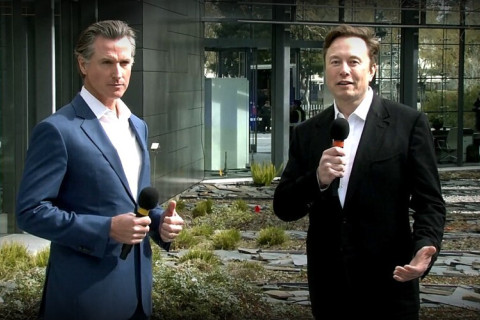 Gavin Newsom and His Fascist Pal Elon Musk