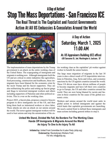 March 1 Action Against ICE & Mass Deportations