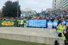UC AFSCME 3299 and CWA UPT Workers Rallied at UCSF Mission Bay