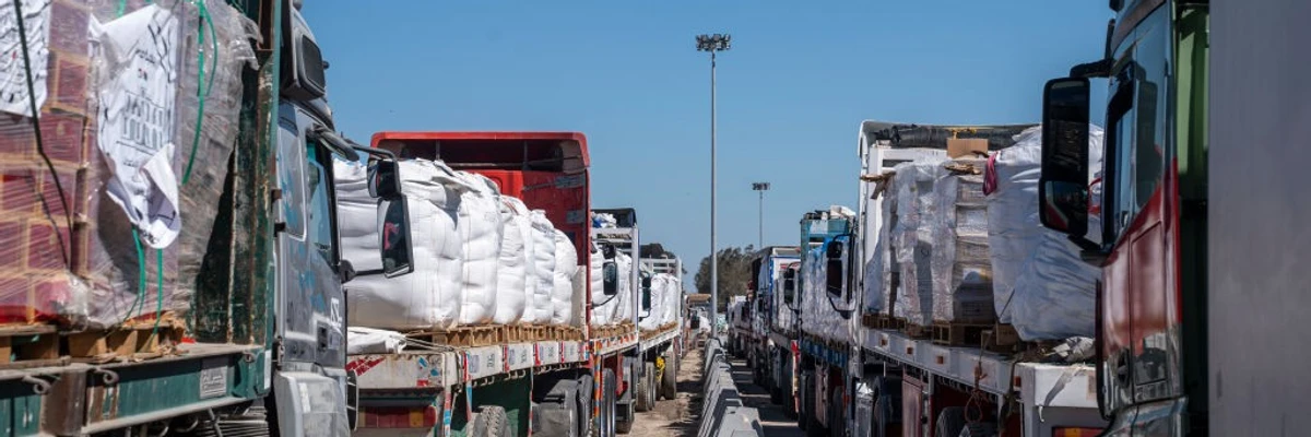 israel blocks gaza aid