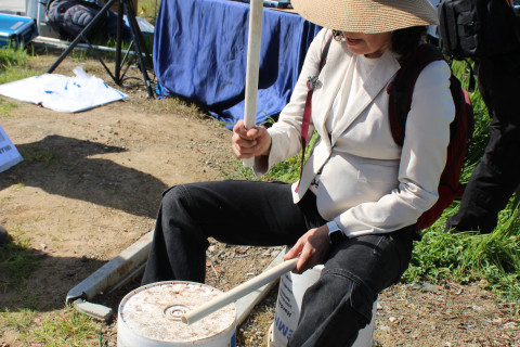 Drumming in Support of the Chevron Boycott
