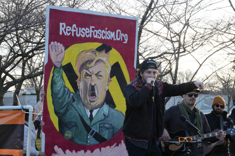 WASHINGTON (03-04) – Activists gathered outside across from the Capitol prior to President Trump’s address to a joint session of Congress...