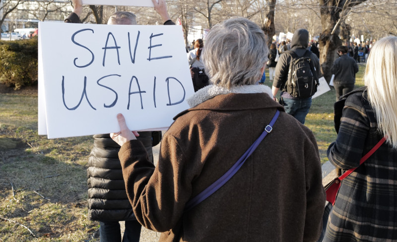 In the cavernous atrium of the Hart Senate Office Building on March 4 a resolute crowd of illegally fired federal workers, contractors an...
