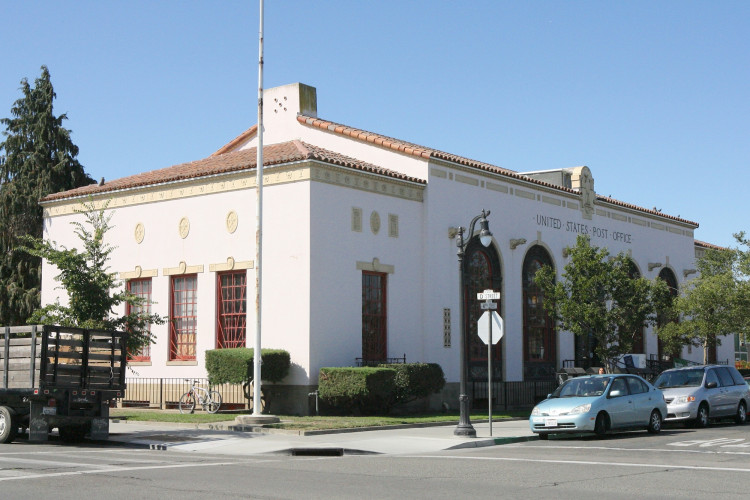 A small urban community post office.