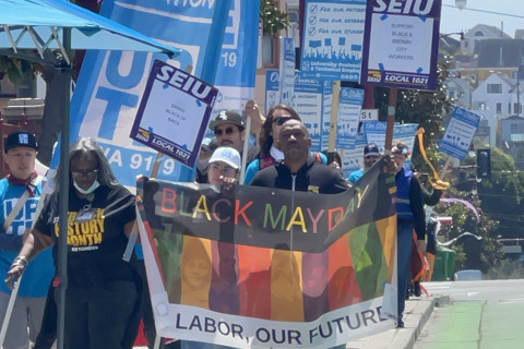Black Workers March On May Day At SF General Hospital