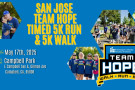 Flyer for Team Hope Walk Event on May 17th in Campbell Park