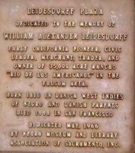It will take private capital to re-establish Leidesdorff Plaza, a quarter century of labor in the vineyards honoring the ancestors and el...