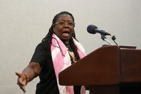 Jacque Luqman from Black Alliance for Peace (BAP) 