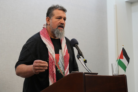 Spekaing of family members killed in the Gaza genocide.