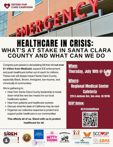 Regional Medical Center - hospital cafeteria
225 N Jackson Ave
San Jose, CA 95116