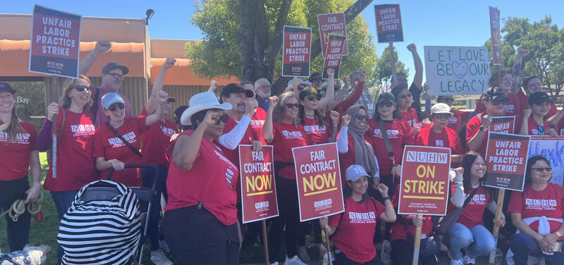 Strikers at Hospice Of East Bay