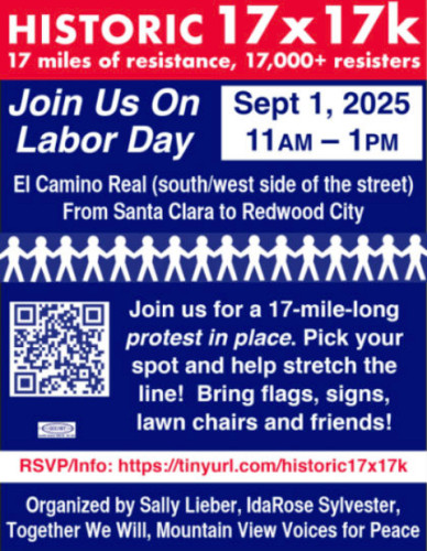 LABOR DAY: sidewalk along El Camino Real from Redwood City down to Santa Clara

Starts from Claremont Ave near Redwood City sign all the ...