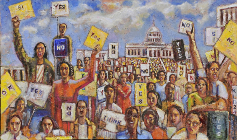 Kevin Daniels, "The Rights and Rites of Protest", 2024