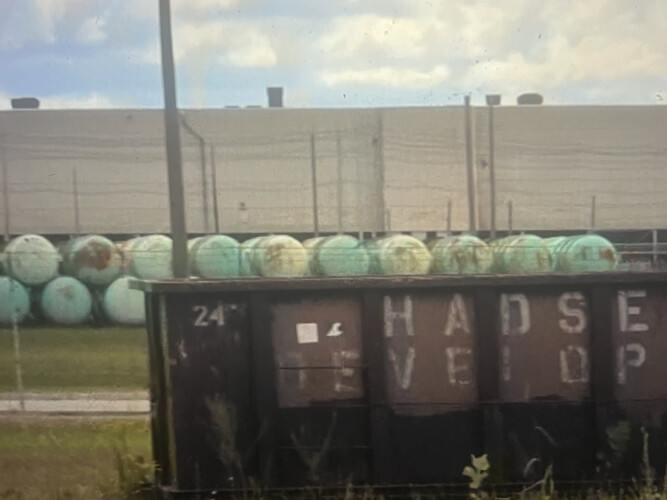 Radioactive Barrels Alongside the Piketon Plant