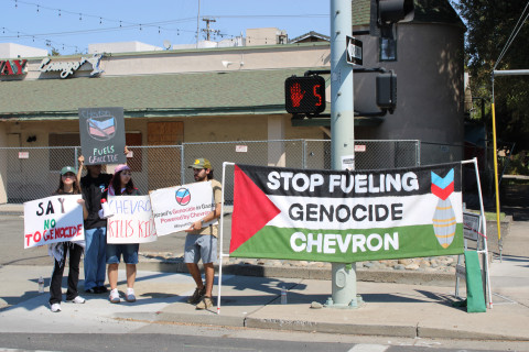Stop Fueling Genocide Chevron