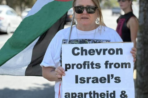 Chevron profits from Israel's apartheid and genocide
