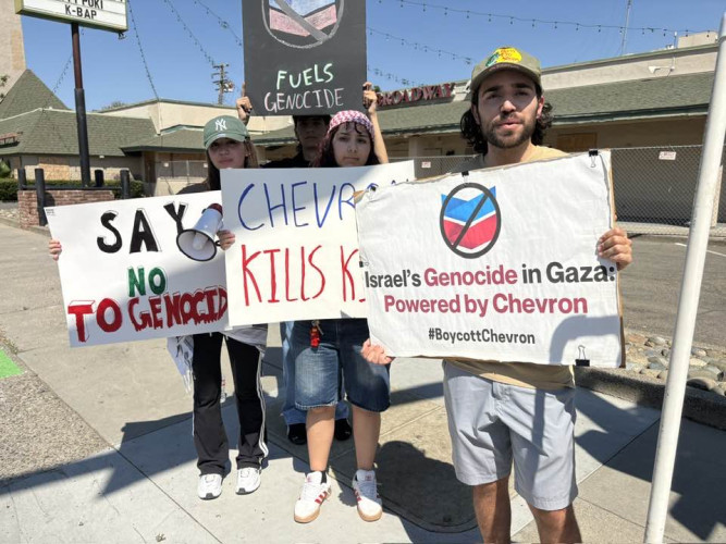 Israel's genocide in Gaza powered by Chevron