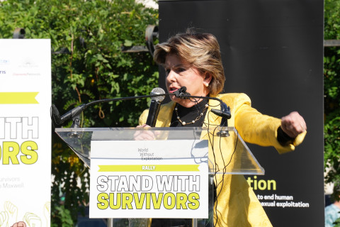 Attorney Gloria Allred represents 26 Epstein victims. "“Power only recognizes power."